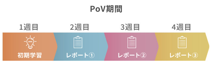 Darktrace無償での製品評価プログラム（PoV）スケジュール