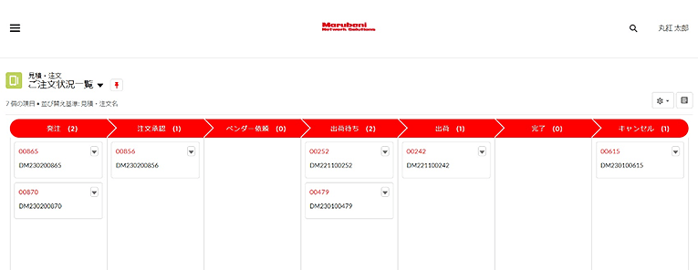 見積受注webシステム：P-circle（ピーサークル） ログイン画面